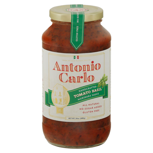 Antonio Carlo Gourmet Sau Sauce Tomato Basil 24 Oz (Pack Of 6)