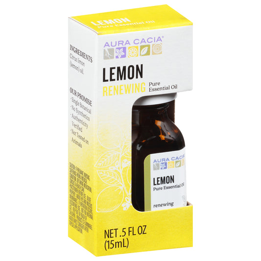 Aura Cacia Oil Ess Lemon Bxd 0.5 Oz Pack of 1