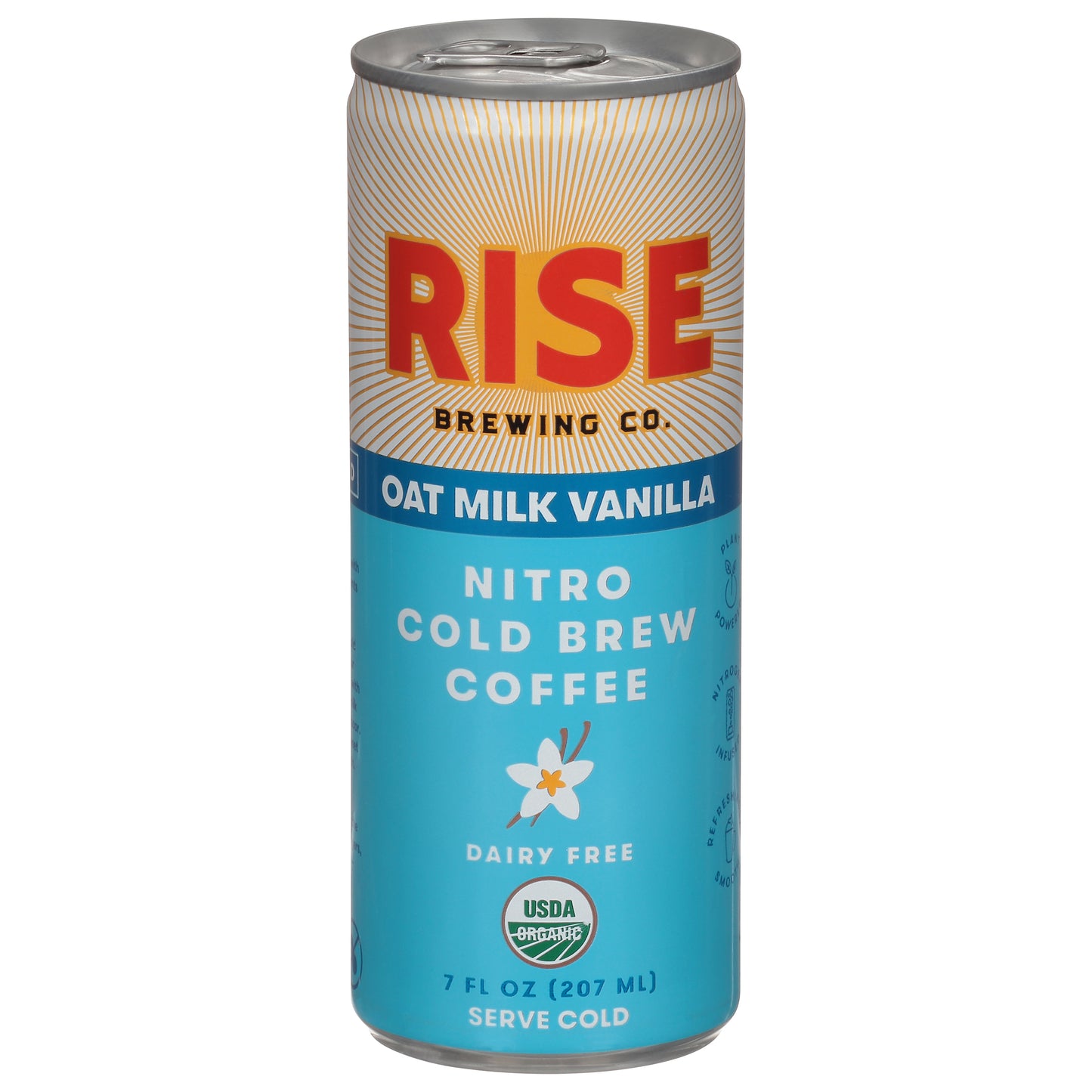 Rise Brewing Co Coffee RTD Cold Brew Organic 7 FO (Pack Of 12)