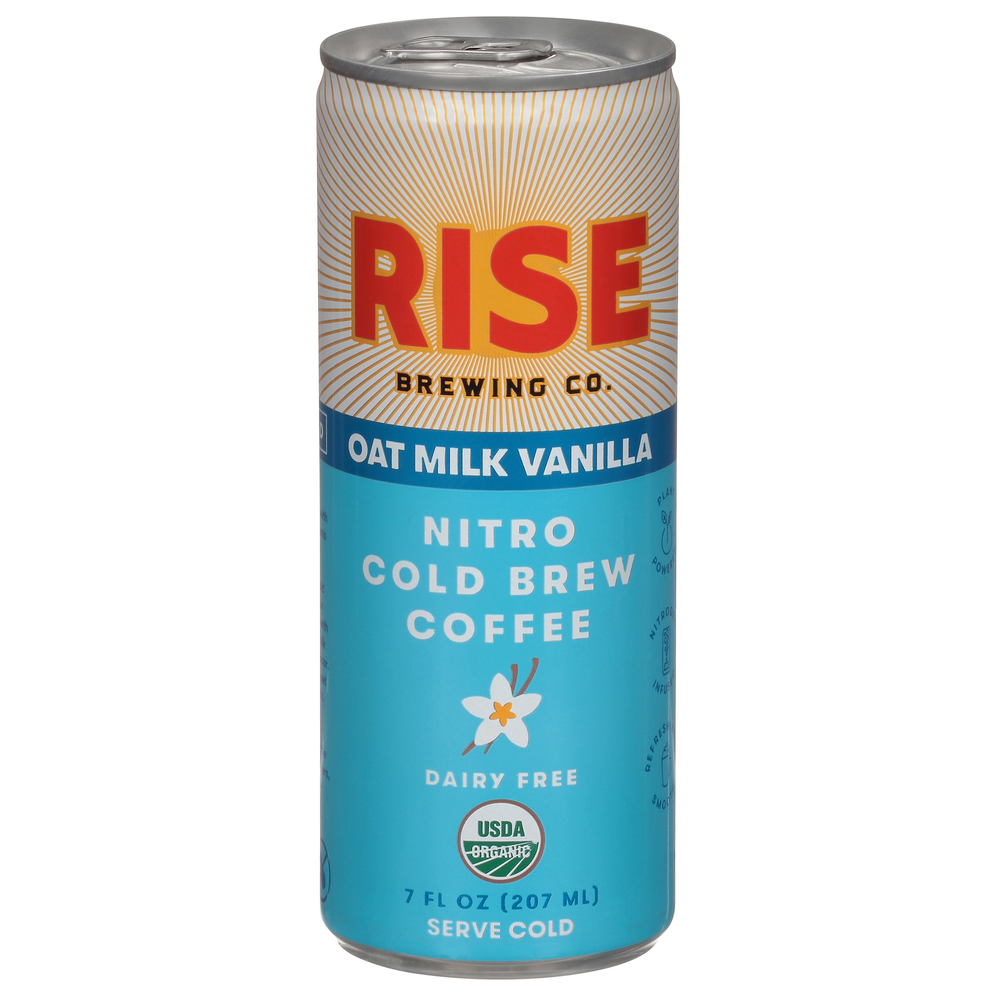 Rise Brewing Co Coffee RTD Cold Brew Organic 7 FO (Pack Of 12)