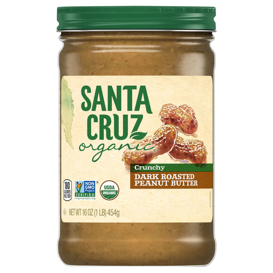 Santa Cruz Peanut Butter Crn Dkrst Organic 16 Oz (Pack Of 6)