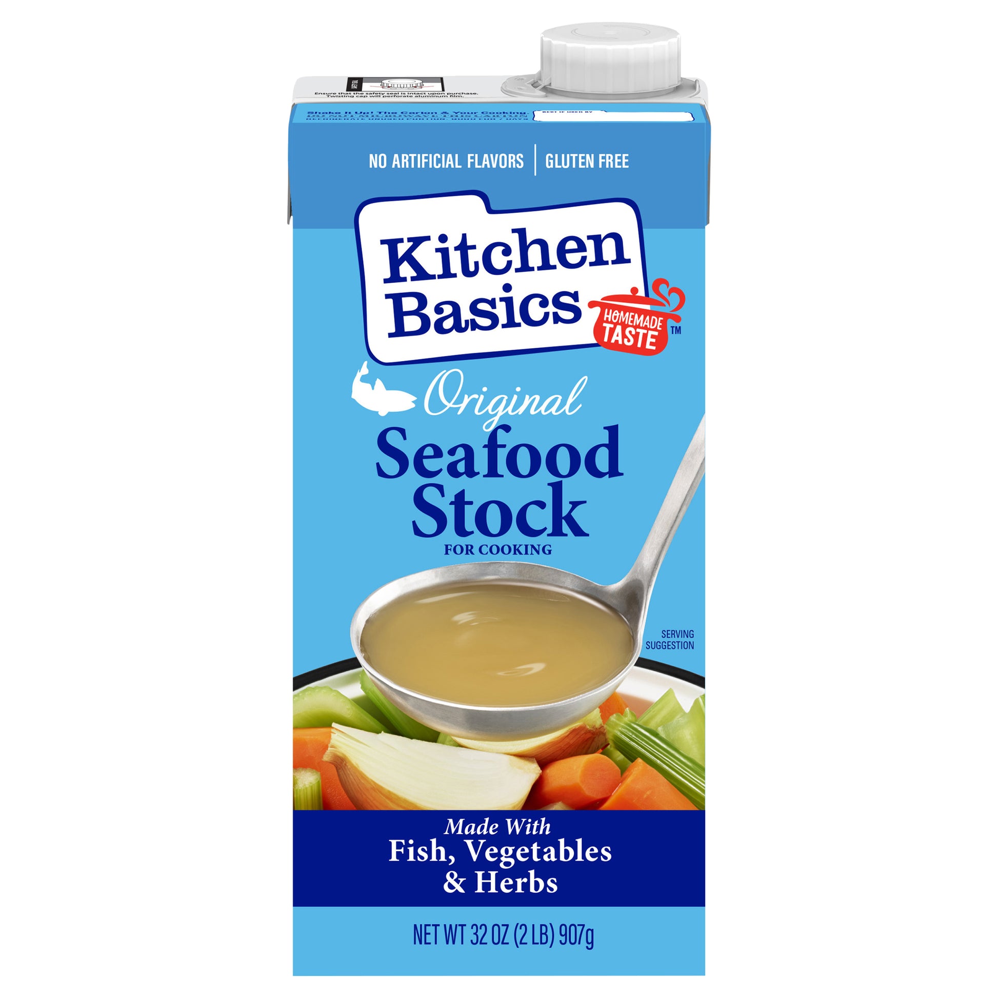 Kitchen Basics Stock Seafood Gluten Free 32 oz (Pack Of 12)