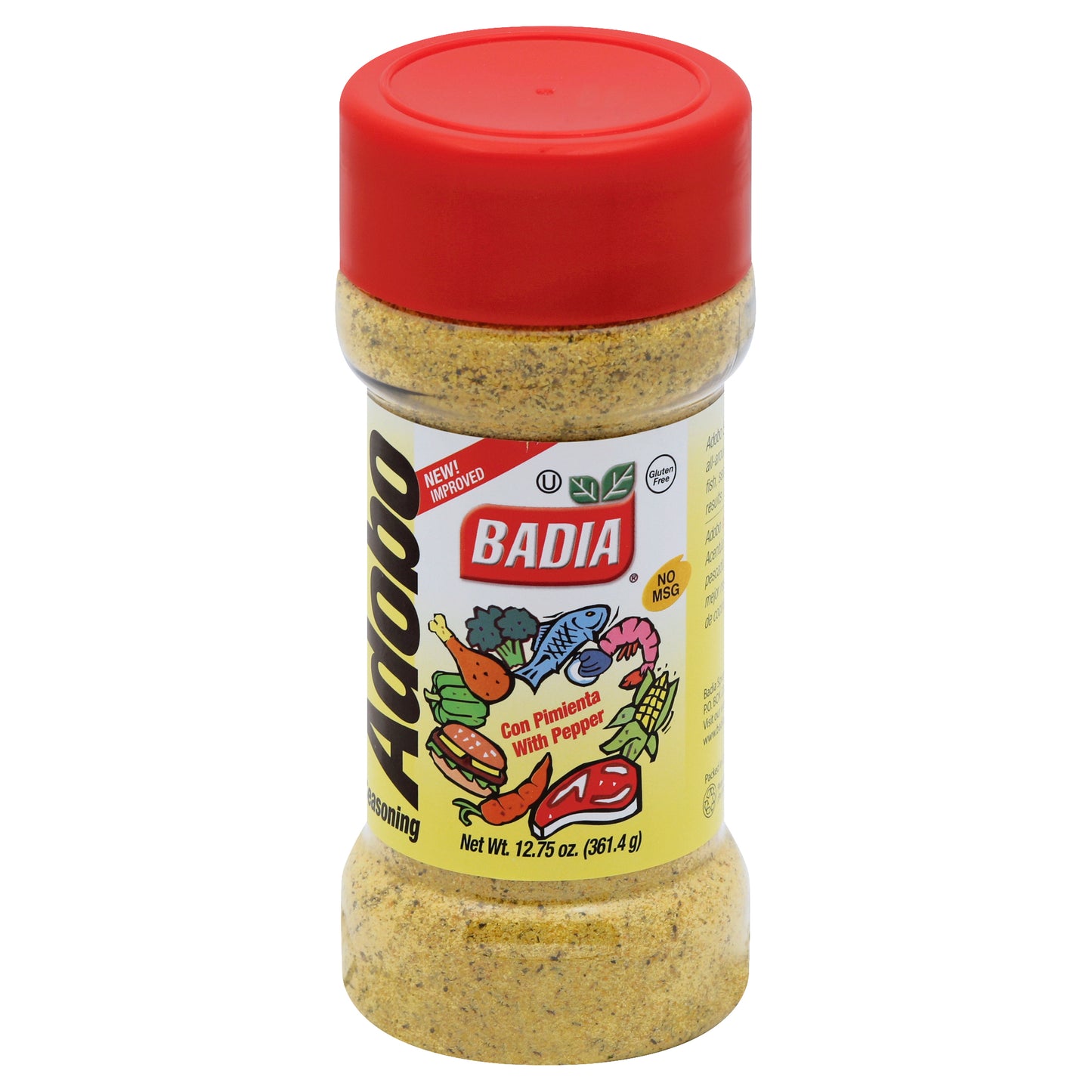 Badia Seasoning Adobo W Pepper 12.75 Oz (Pack Of 12)