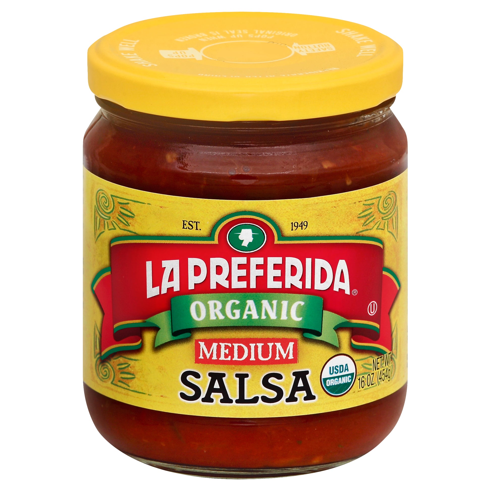 La Preferida Salsa Medium Organic 16 oz (Pack Of 12)