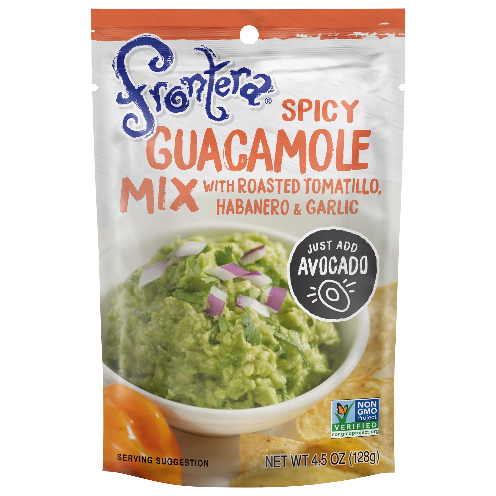 Frontera Seasoning Pouch Guacamole Spicy 4.5 oz (Pack Of 8)