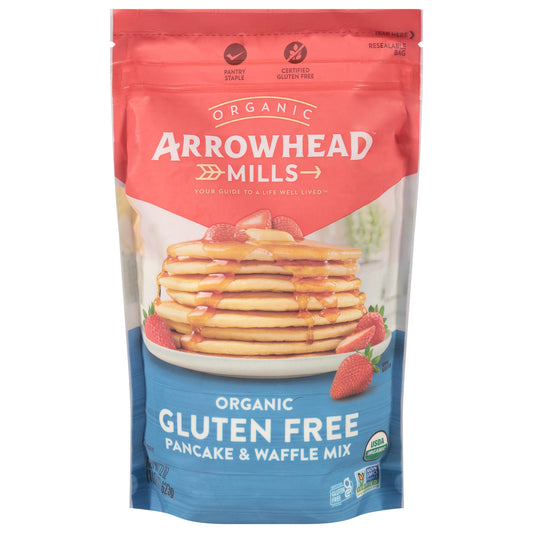 Arrowhead Mills Mix Pancake Gluten Free Organic 22 Oz (Pack Of 6)