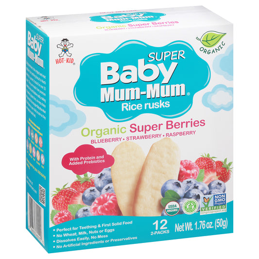 Hot Kid Teething Baby Super Berry Organic 1.76 Oz (Pack Of 6)