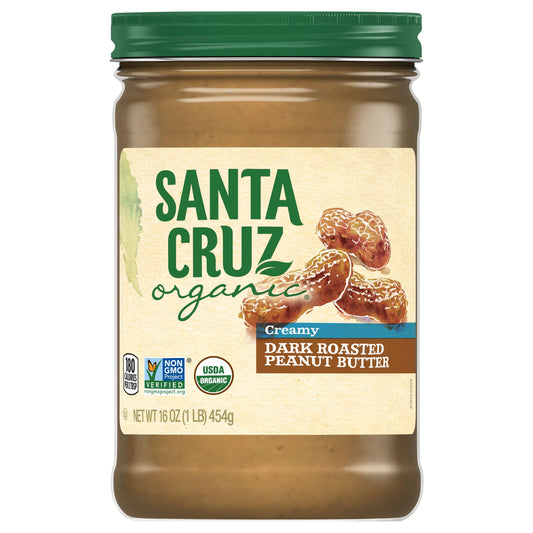 Santa Cruz Peanut Butter Crm Dkrst Organic 16 Oz (Pack Of 6)