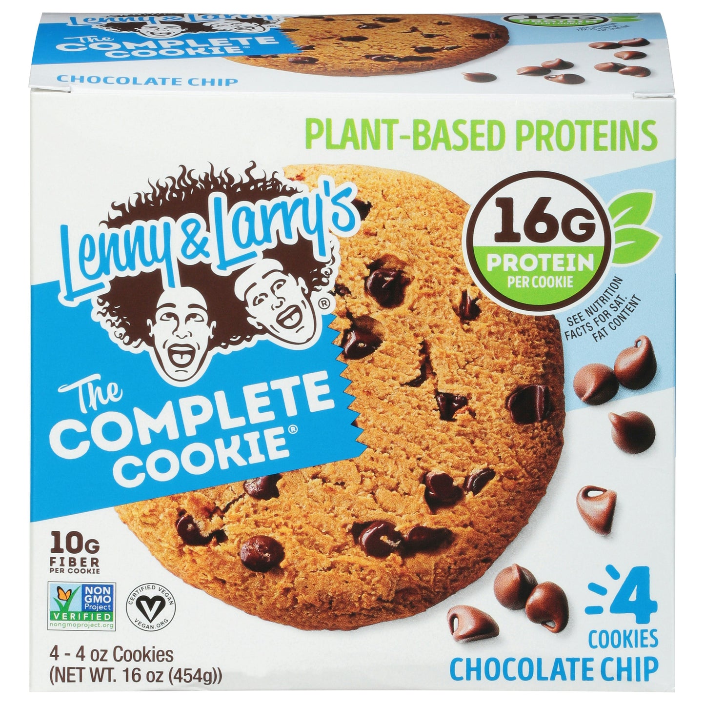 Lenny & Larrys Bar Chocolate Chip 4Pk 16 Oz