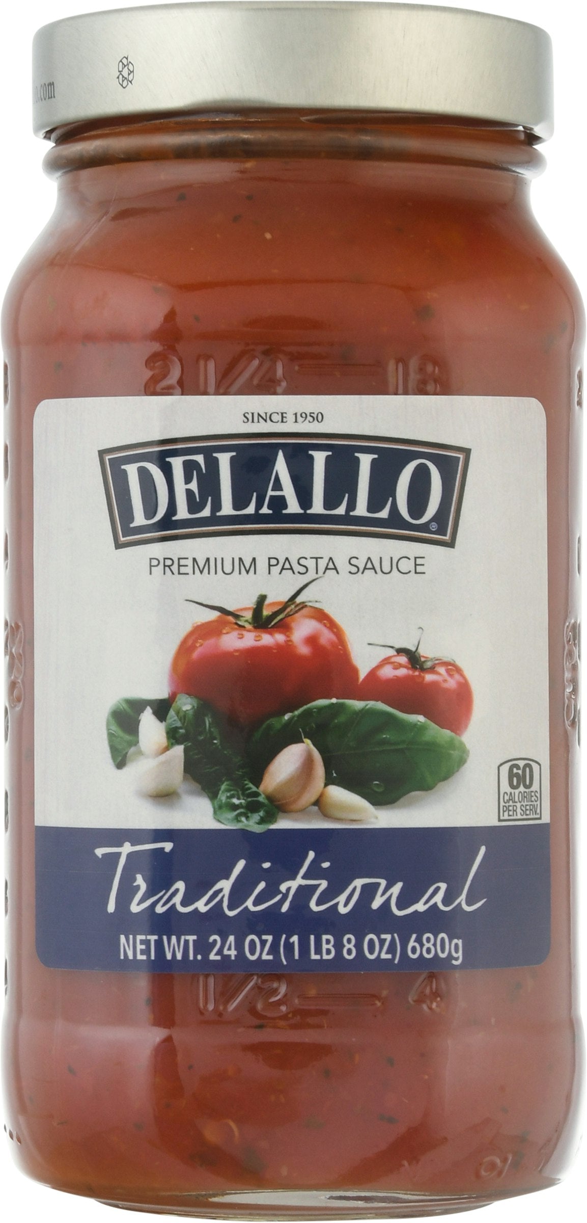 Delallo Sauce Spaghetti Traditional 24 oz (Pack of 12)