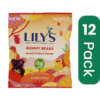 Lily's - Gummy Bears Sweet Fruit 1.8 Oz (Pack of 12)