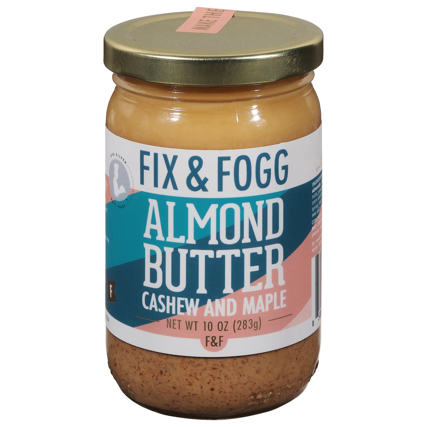 Fix & Fogg Butter Almond Cashew Vanilla 10 oz (Pack Of 6)