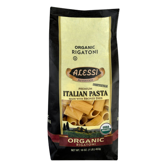 Alessi Pasta Rigatoni Organic 16 oz (Pack Of 6)