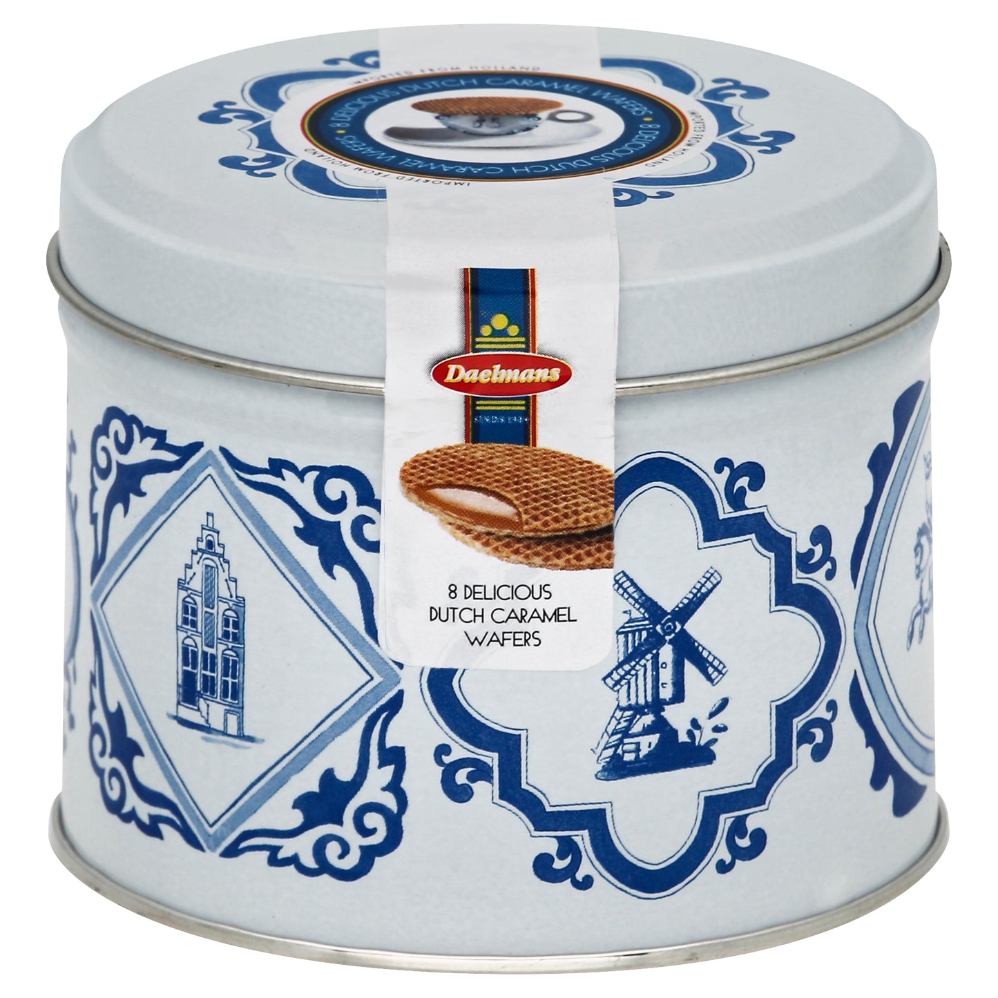 Daelmans Wafer Caramel Gift Tin 8.11 Oz (Pack Of 9)