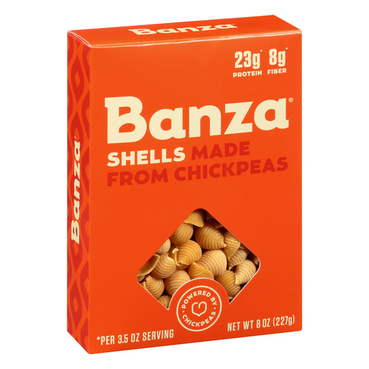 Banza Pasta Chickpea Shells 8 oz (Pack Of 6)