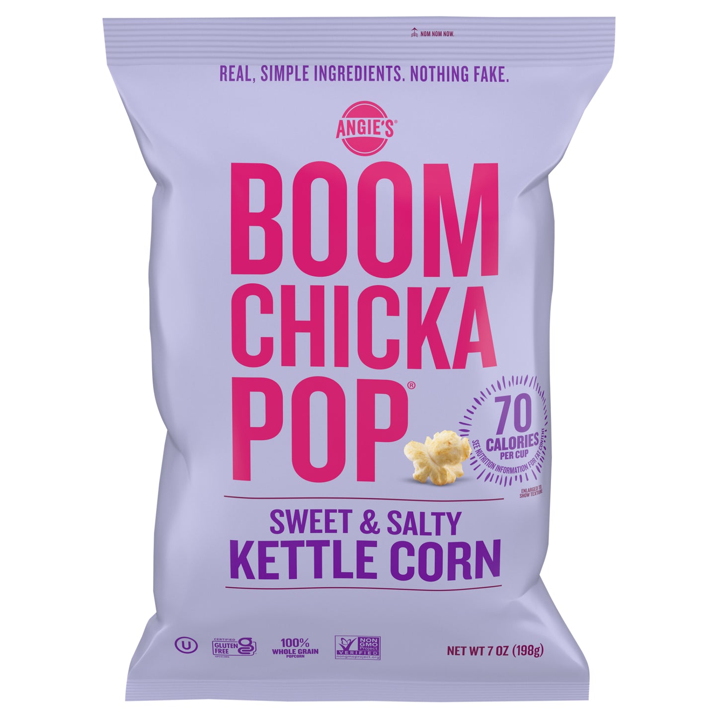 Angie's Kettle Corn Boom Chicka Pop Sweet and Salty Popcorn 7 oz (Pack Of 12)