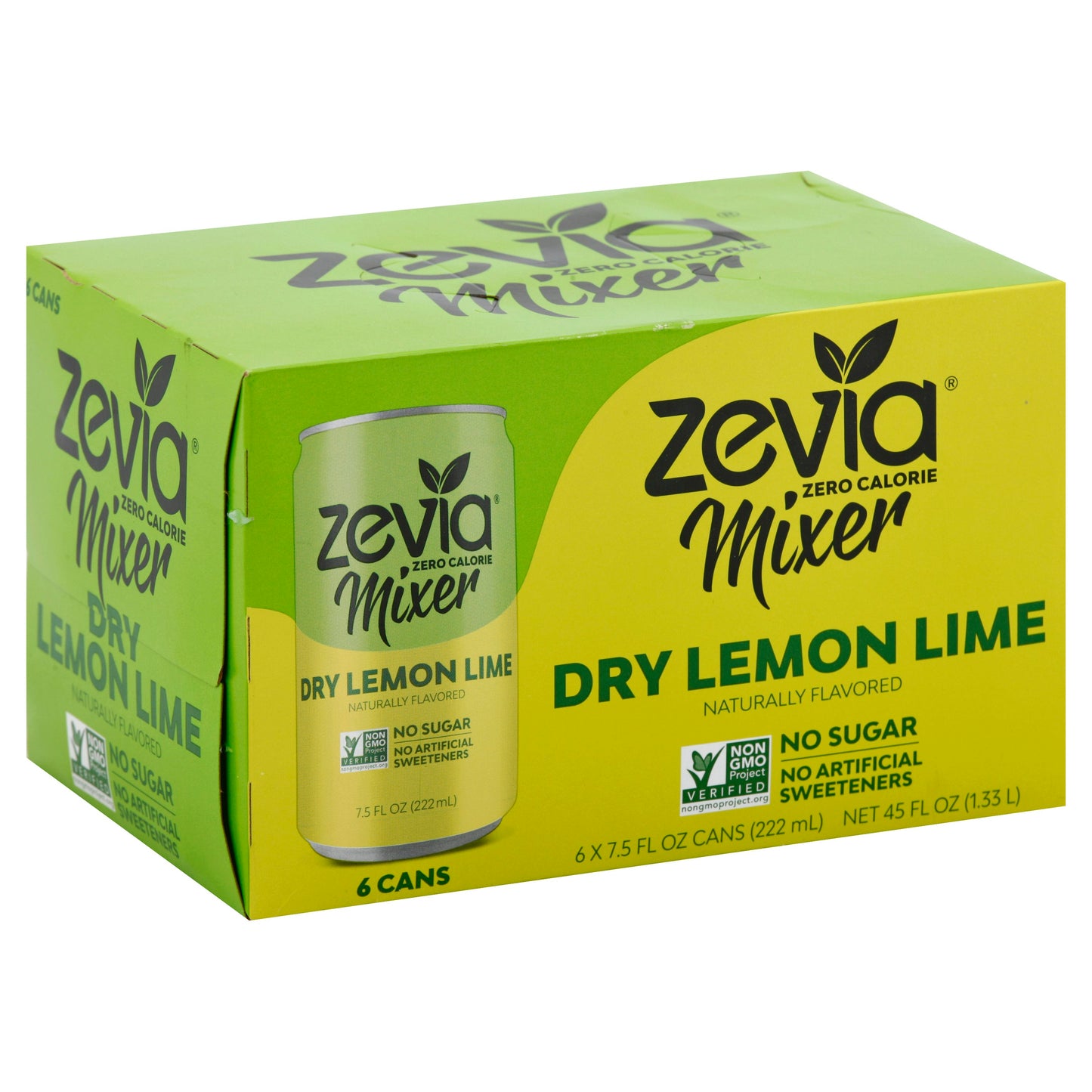 Zevia Mixer Dry Lemon Lime 0Cal 6 45 oz (Pack of 4)