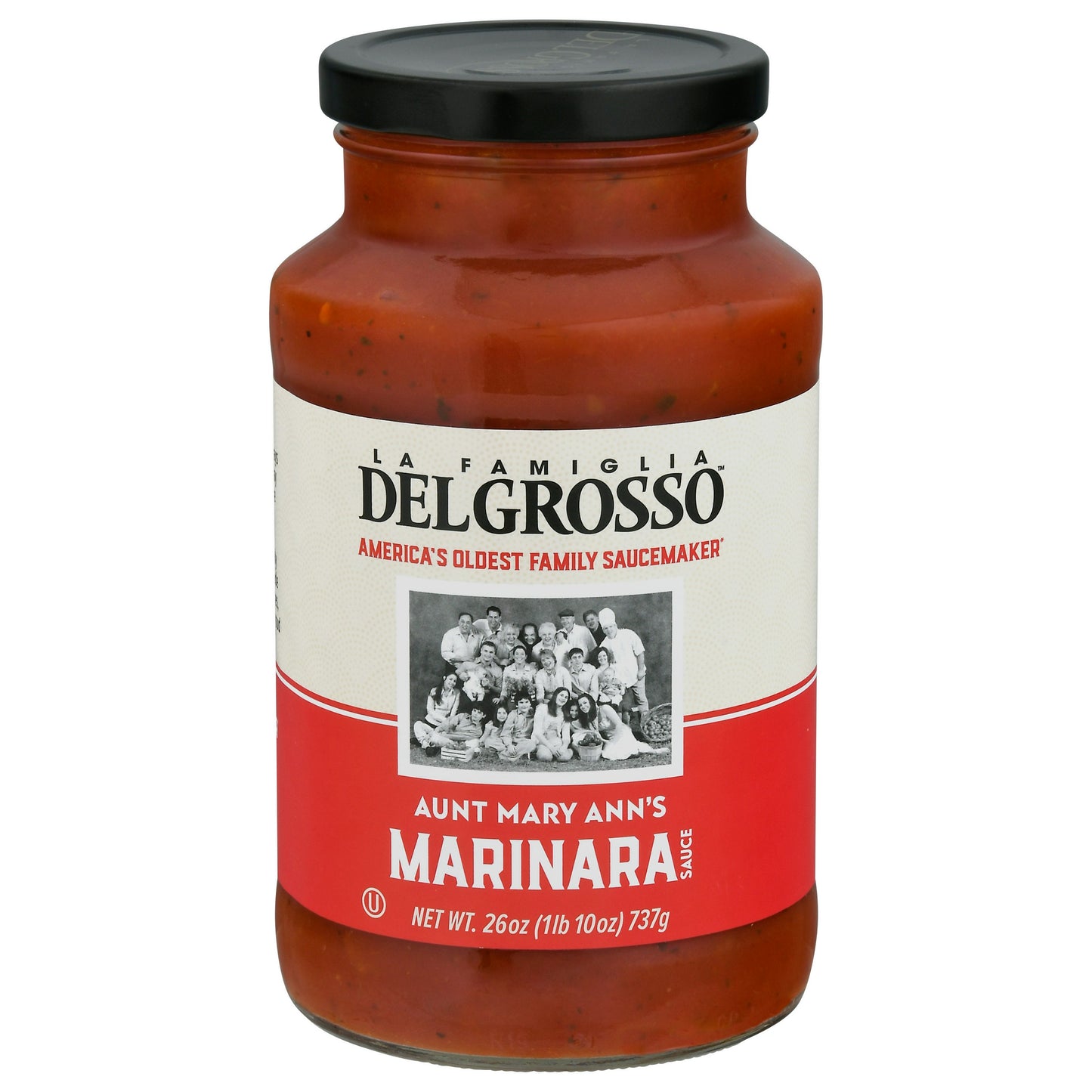 La Famiglia Delgrosso Sauce Pasta Marinara 26 oz (Pack of 6)