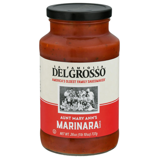 La Famiglia Delgrosso Sauce Pasta Marinara 26 oz (Pack of 6)