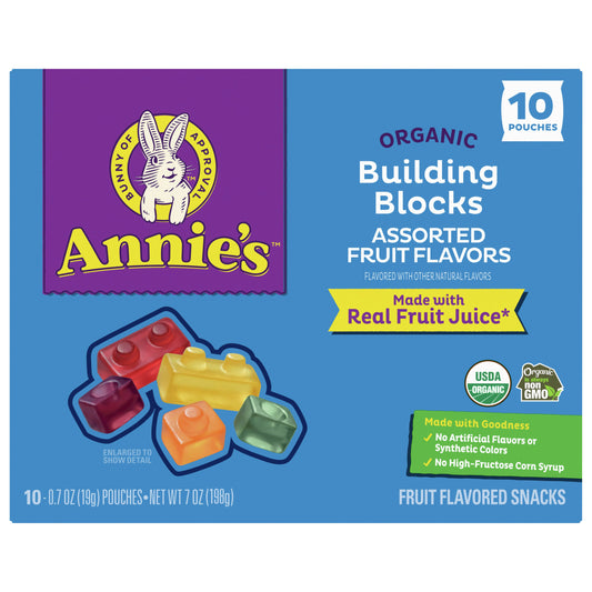 Annie's Homegrown Organic 10-Piece Fruit Snacks 7 oz (Pack of 8)