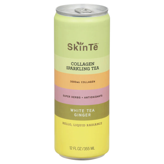 Skinte Tea Sparkling Collagen White Ginger 12 FO (Pack of 12)