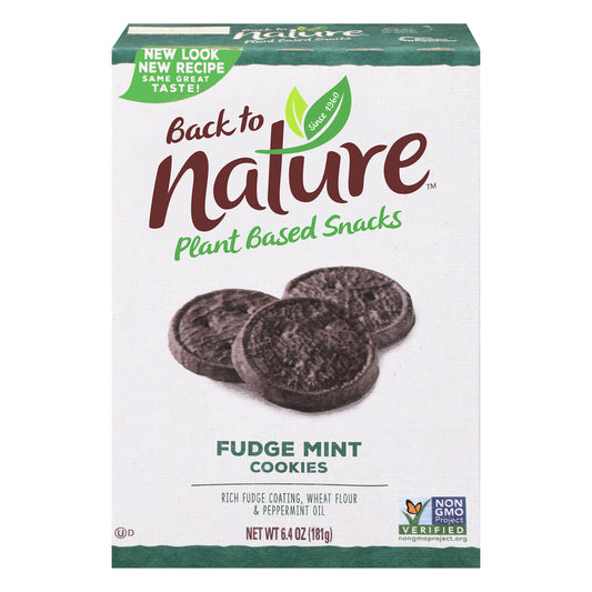 Back To Nature Cookie Fudge Mint 6.4 oz (Pack Of 6)