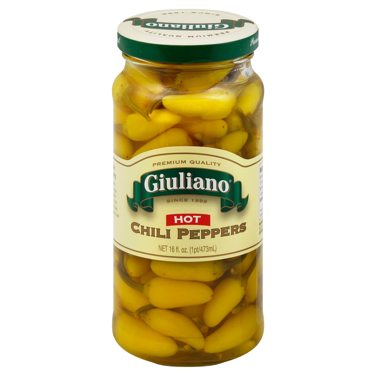 Giuliano Pepper Chili Hot 16 oz (Pack Of 6)