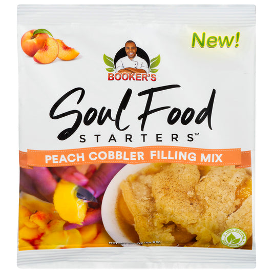 Bookers Soul Food Starter Peach Cobbler Fill 2.4 oz (Pack Of 24)