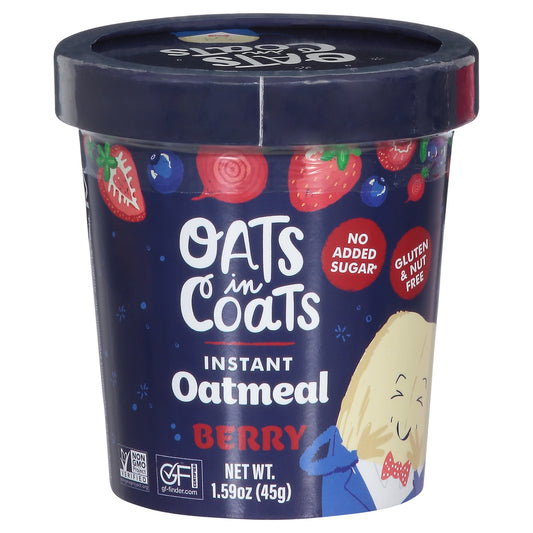 Oats In Coats Oatmeal Berry Gluten Free 1.59 Oz (Pack Of 6)