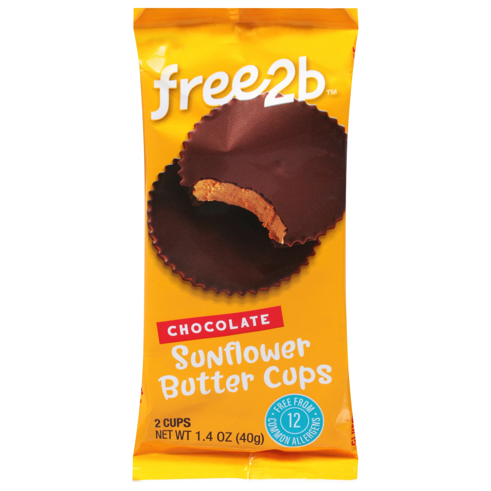 Free2B Foods Chocolate Cup Rice 2Pc 1.4 oz (Pack Of 12)