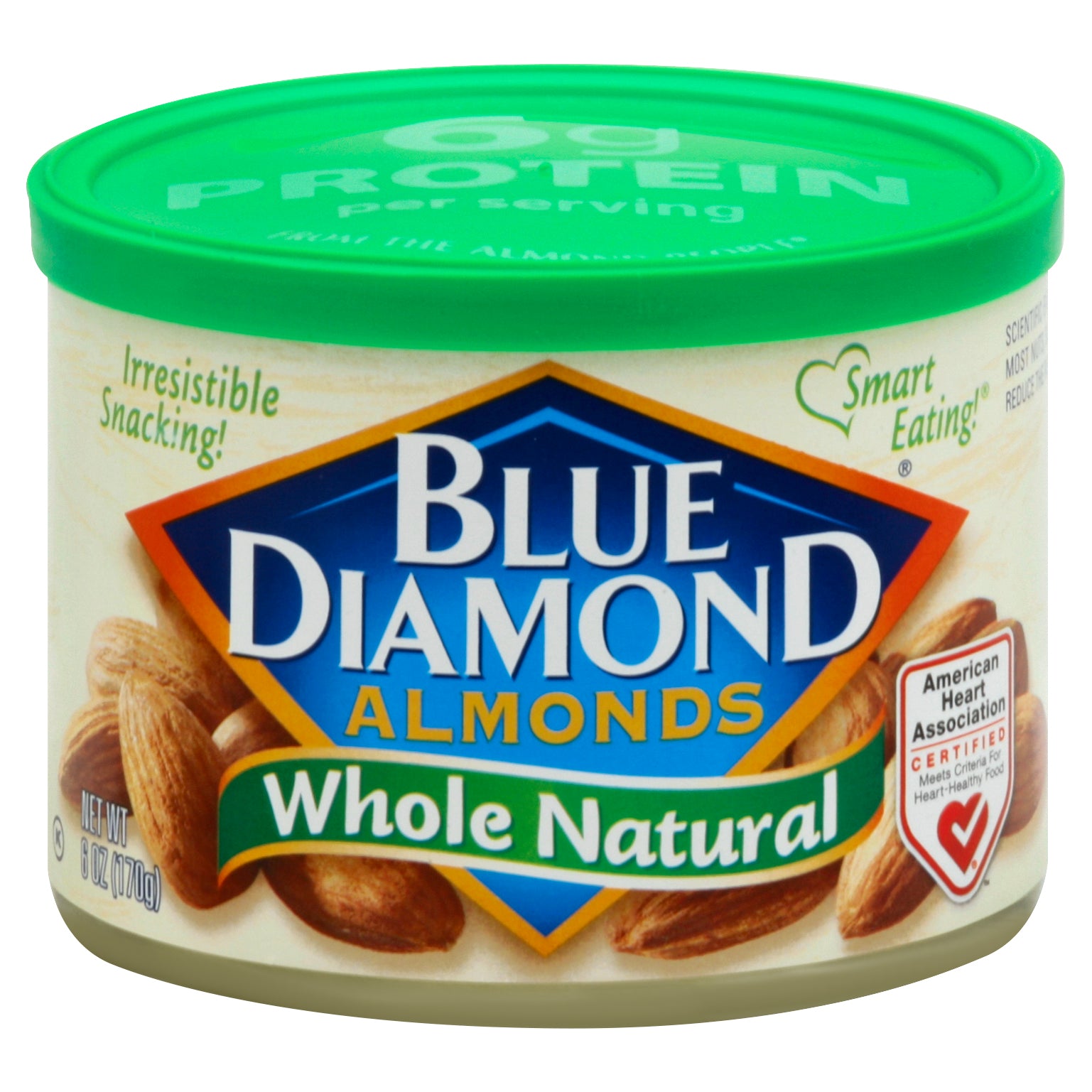 Blue Diamond Almond Whole Natural 6 oz (Pack Of 12)