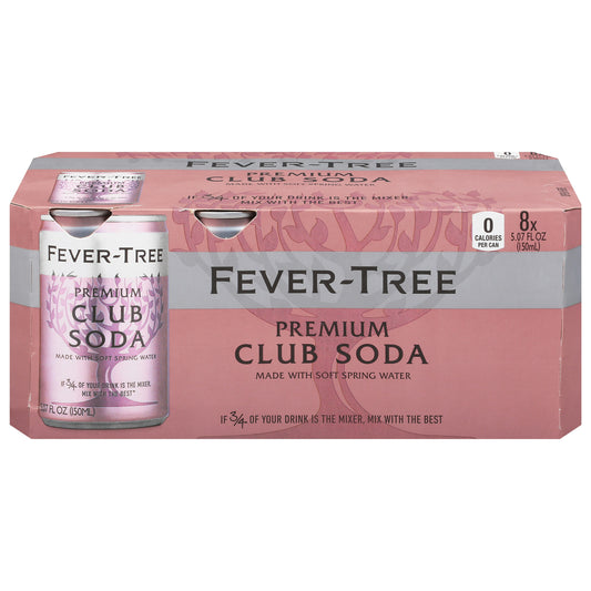 Fever Tree Soda 8Pk Club 40.56 FO (Pack of 3)