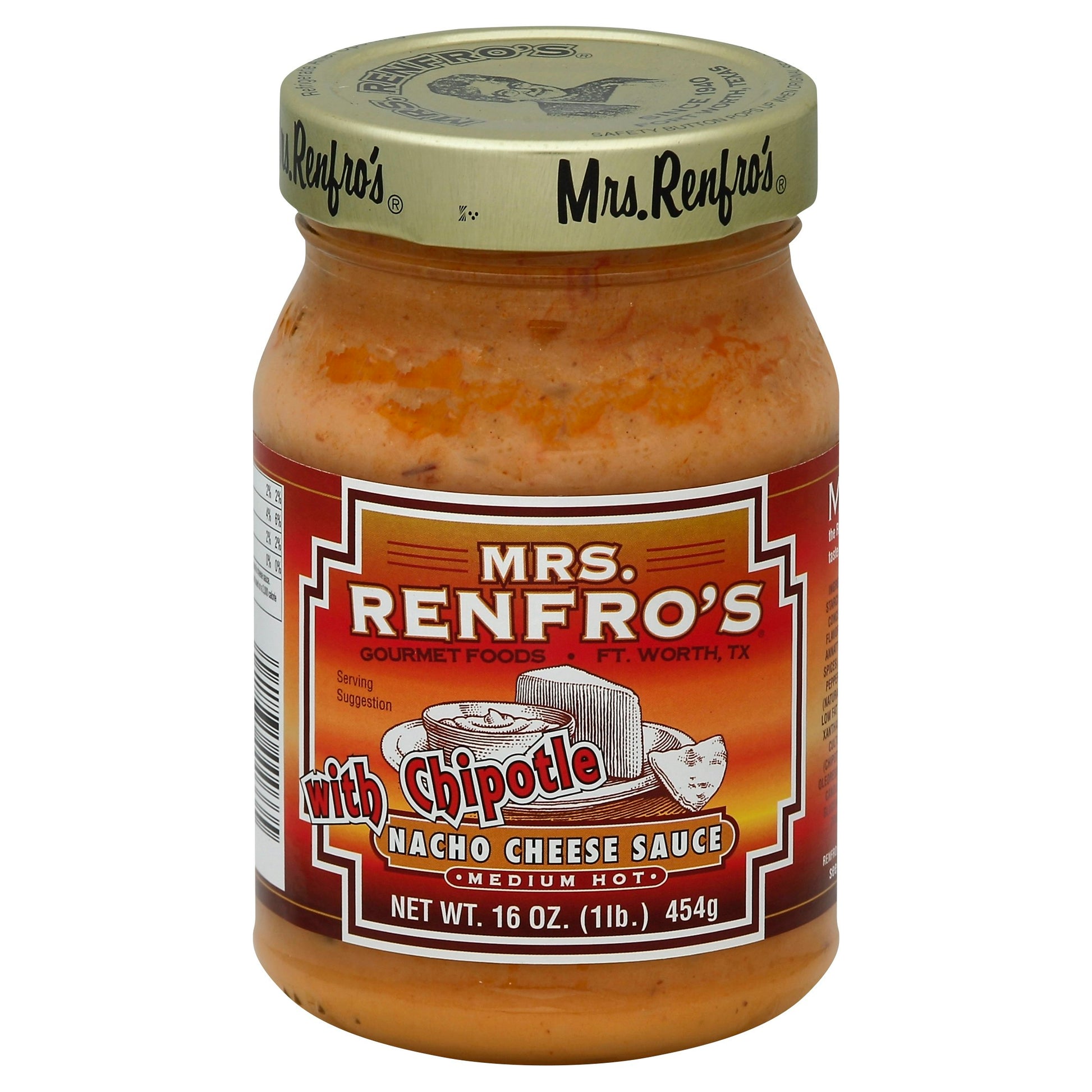 Mrs Renfro Sauce Nacho Cheese Chipotle 16 oz (Pack of 6)