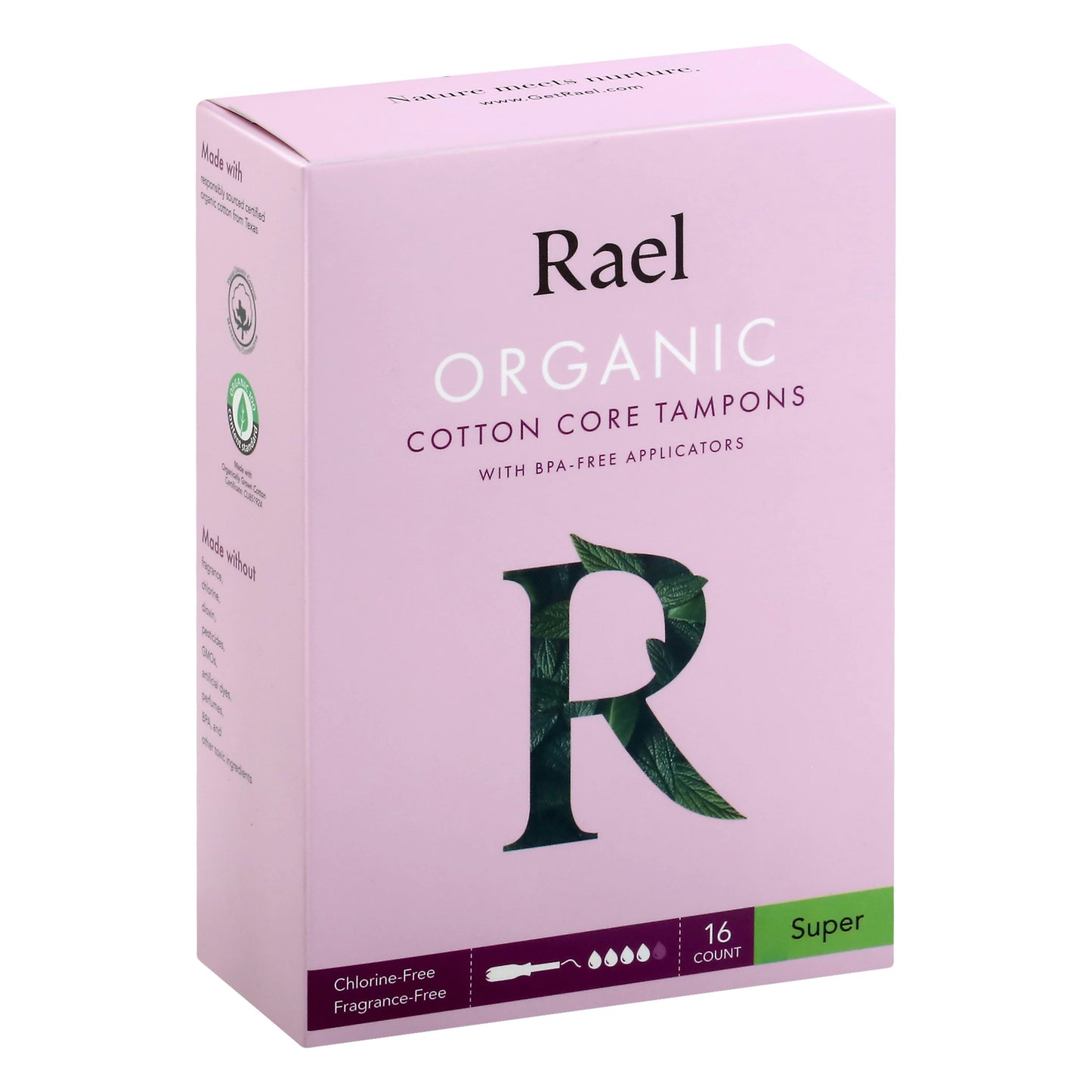 Rael Tampons Cotton Super 16 Count