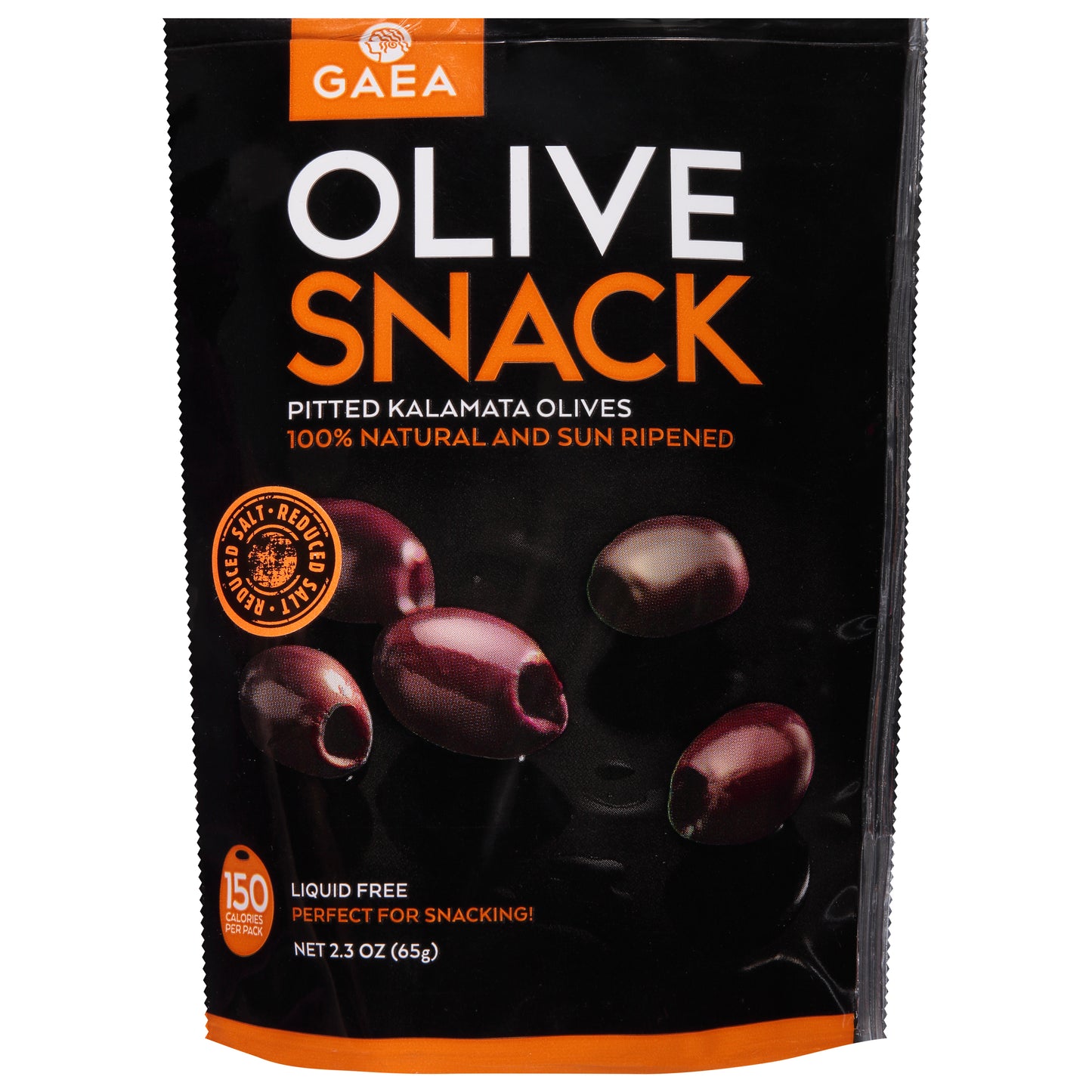 Gaea North America Olive Snack Pack Kalamata Pitted 2.3 oz (Pack Of 8)