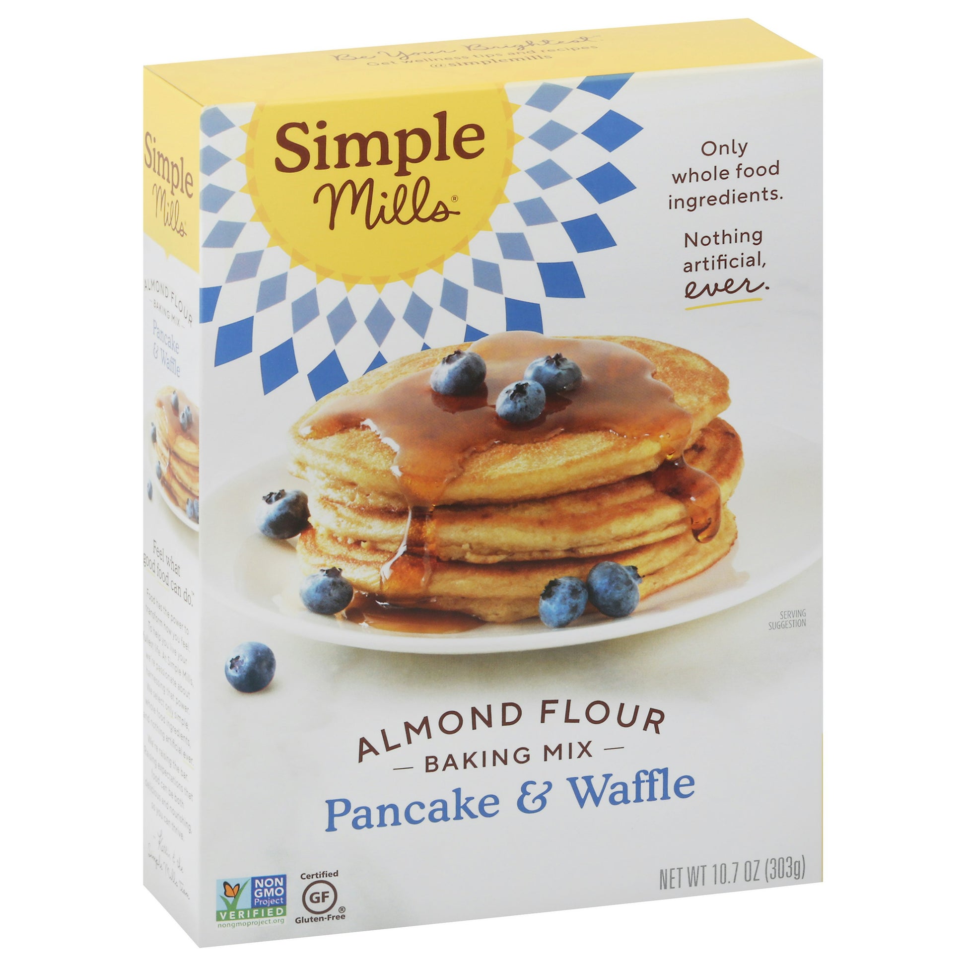 Simple Mills Mix Pancake & Waffle 10.7 oz (Pack of 6)