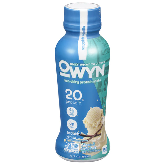 Owyn Vegan Protein Shake Vanilla 12 FO (Pack Of 12)