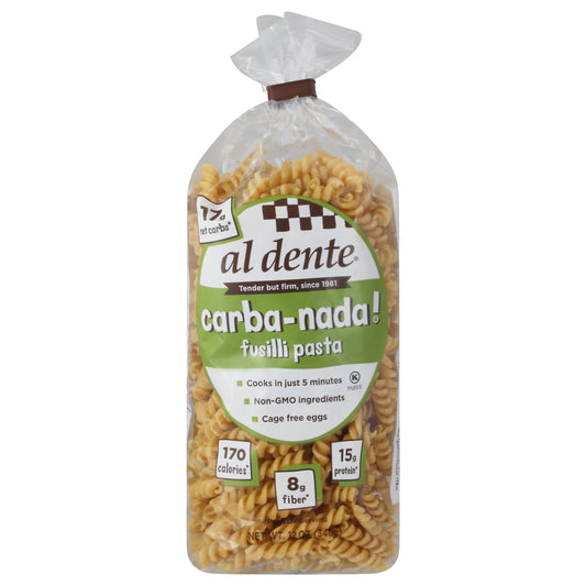 Al Dente Pasta Carba Nada Fusilli 12 oz (Pack Of 6)