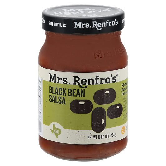 Mrs Renfro Salsa Black Bean 16 oz (Pack Of 6)