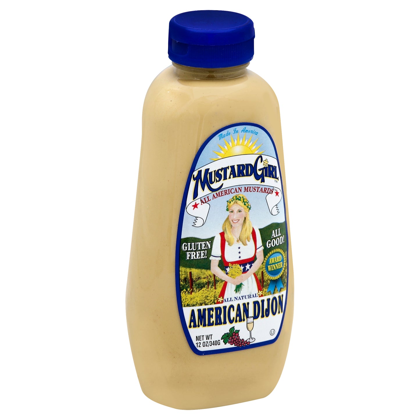 Mustard Girl Mustard Dijon American Gluten Free 12 oz (Pack Of 12)