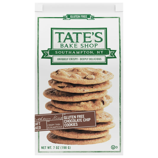 Tates Cookie Chocolate Chip Gluten Free 7 oz (Pack of 6)