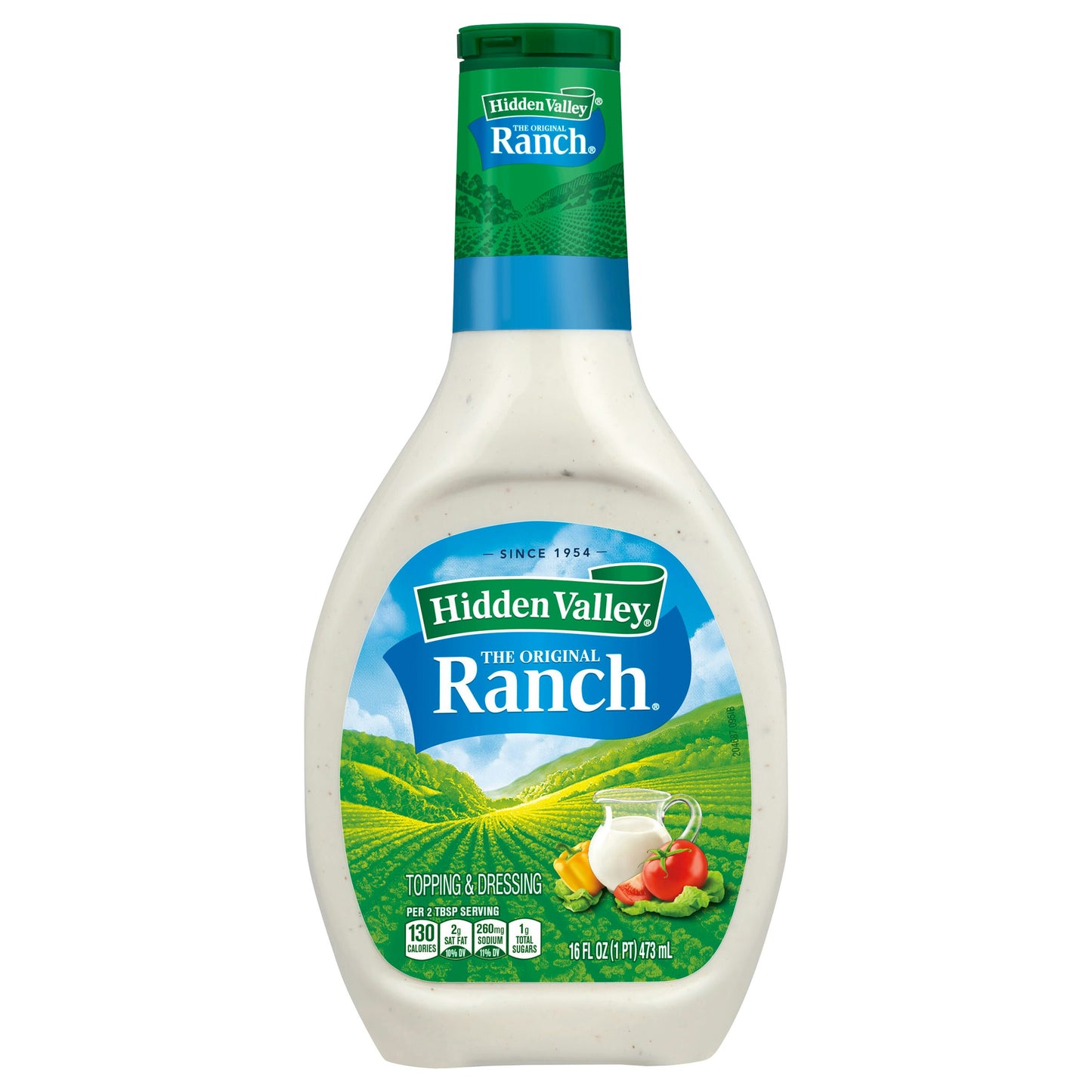 Hidden Valley Ranch Dressing Ranch Plastic 16 Fl Oz (Pack of 6)