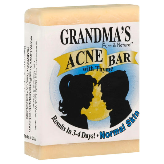 Grandmas Pure & Natural Soap Acne Normal Skin 4 Oz