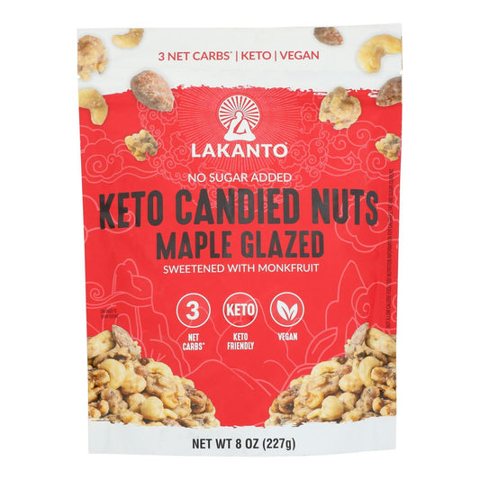 Lakanto - Nuts Keto Maple Glazed 8 oz (Pack of 12)