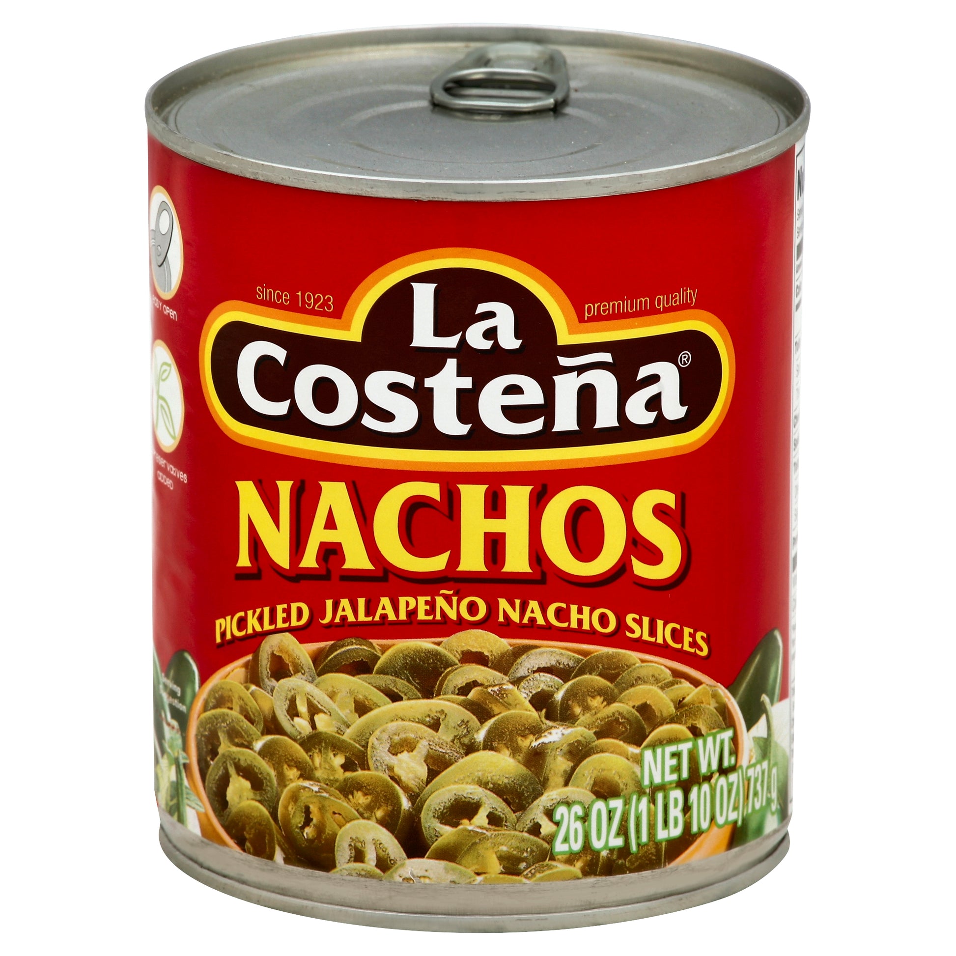 La Costena Pepper Jalapeno Nacho 26 oz (Pack Of 12)