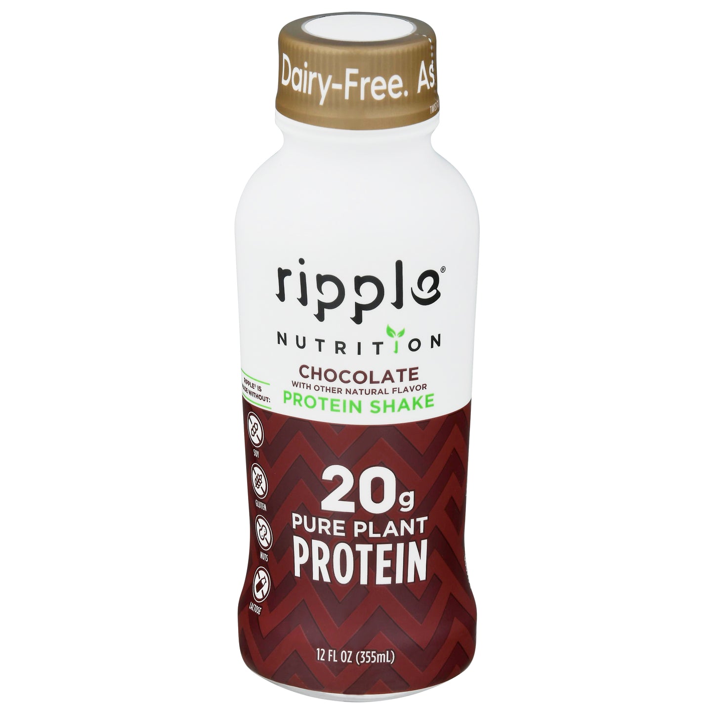 Ripple Shake Protein RTD Chocolate 12 FO (Pack Of 12)