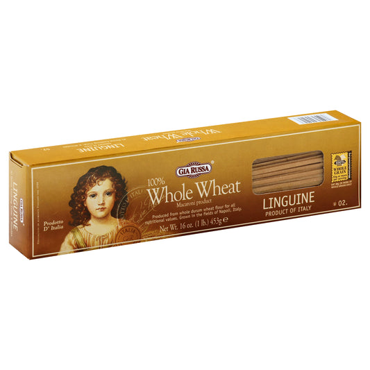 Gia Russa Pasta Whole Wheat Linguine 16 Oz (Pack Of 20)