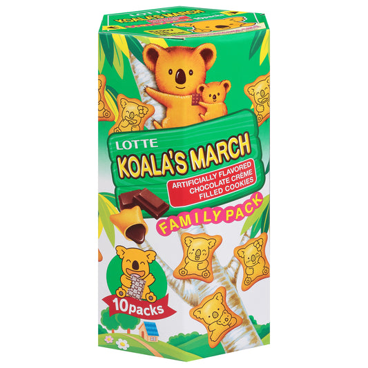 Lotte Cookies Chocolate Koala 6.89 oz (Pack Of 10)