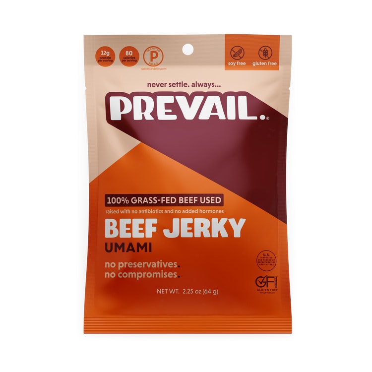 Prevail - Jerky Beef Umami 2.25 oz (Pack of 8)