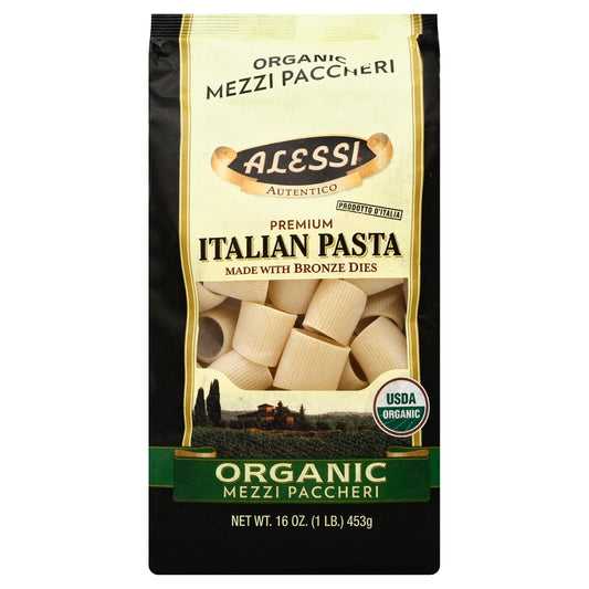 Alessi Pasta Mezzi Paccher Organic 16 Oz (Pack Of 6)